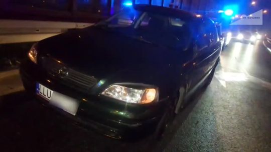 101-letni kierowca wjechał w barierki