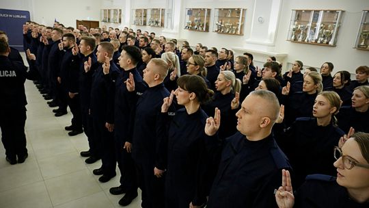 109 nowych policjantek i policjantów. Większość będzie służyć w Lublinie