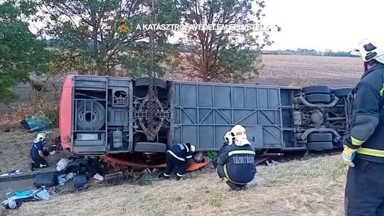 12 osób zginęło w wypadku polskiego autobusu. Byli to pielgrzymi z Podkarpacia