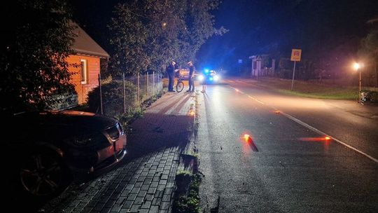 13-latek w szpitalu. Wjechał rowerem pod BMW