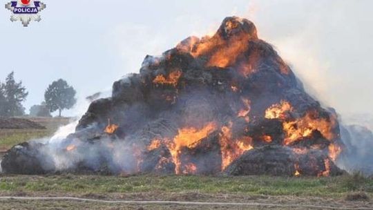 16-latek podpalił 250 bel słomy? Straty wyniosły ok. 20 tys. zł