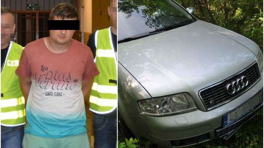 18-latek ukradł samochód ojcu i uciekł ze swoją dziewczyną. Wpadli po pościgu