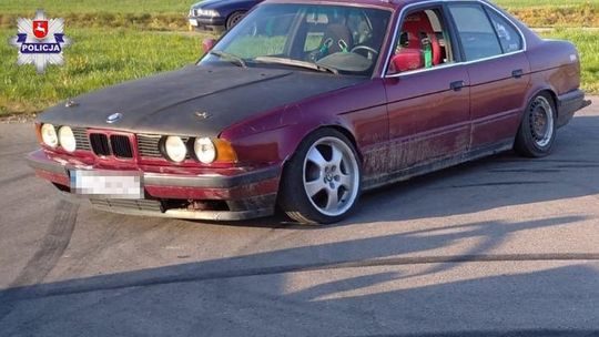 20-latek z Lublina kręcił bączki na drodze serwisowej. Akurat przejeżdżał patrol drogówki