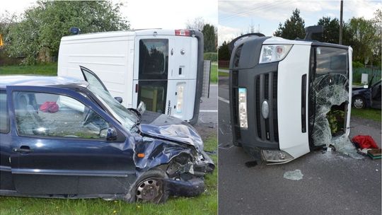 21-latka w szpitalu. Kierowca busa skręcił gdy go omijała [zdjęcia]