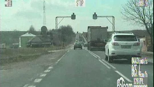 24 punkty karne dla pirata drogowego z Krosna (wideo)