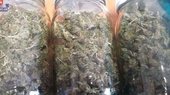 25-latek miał w domu prawie kilogram marihuany