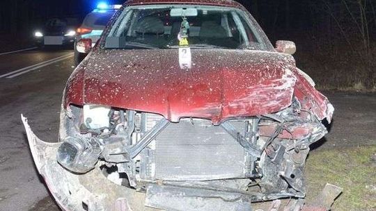 26-latek nie zatrzymał się na "stopie". Wjechał pod busa