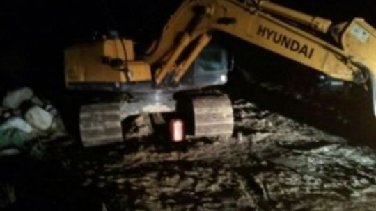 28-latek wpadł podczas kradzieży paliwa z koparki