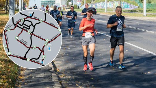 3. Półmaraton Lubelski w niedzielę. Utrudnienia w ruchu na ulicach miasta [trasa biegu]