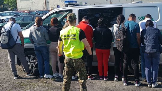 37 cudzoziemców zatrzymanych. Wpadli podczas kontroli straży granicznej