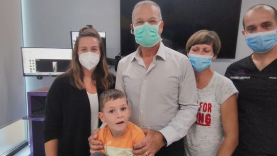 4-letni Szymek z Przegalin już po operacji u znanego amerykańskiego specjalisty 