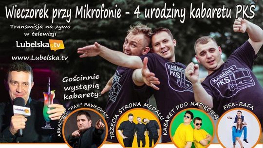 4. urodziny Kabaretu PKS. Występ w kinie Lot w Świdniku