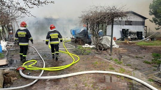 400 tysięcy złotych strat po pożarze warsztatu stolarskiego pod Zamościem