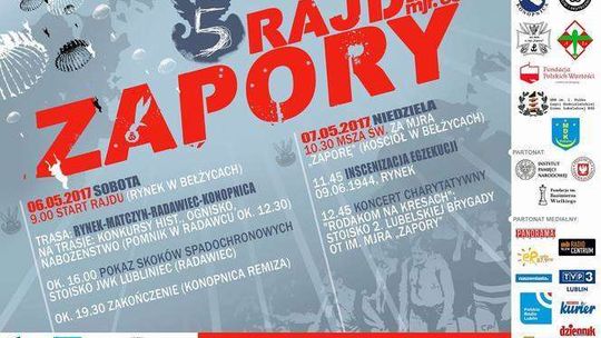 5 Rajd Zapory w Bełżycach. ﻿﻿Śladami Zapory i zaporczyków