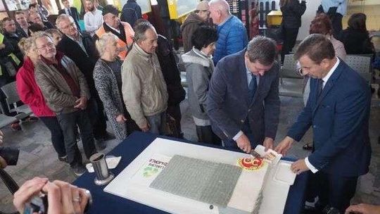 50. urodziny dworca autobusowego w Lublinie. Był tort i "sto lat!" [zdjęcia, wideo]