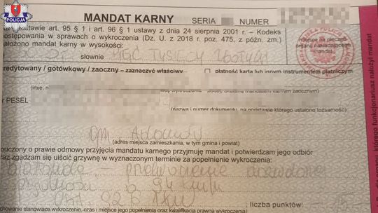 5000 zł mandatu za 164 km/h w zabudowanym