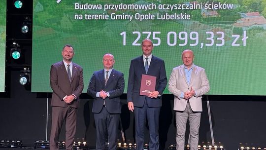 52 przydomowe oczyszczalnie ścieków powstaną w gminie Opole Lubelskie