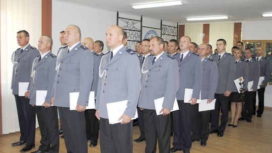 55 awansów i nagrody dla policjantów w Łukowie