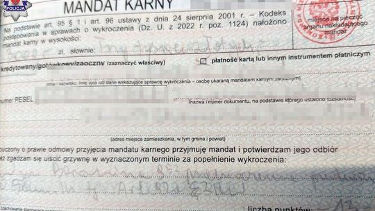 58 kilometrów: 3000 złotych mandatu i utrata prawa jazdy na 3 miesiące