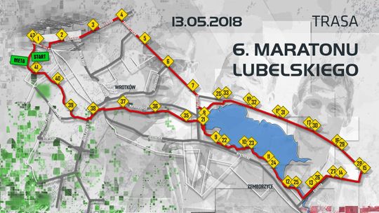 6. Maraton Lubelski. Trasa biegu, utrudnienia w ruchu dla kierowców