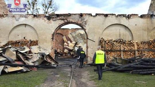 600 tys. zł strat po pożarze w Moniatyczach. Złapali seryjnego podpalacza?