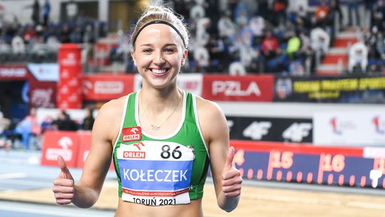 65. PZLA Halowe Mistrzostwa Polski: Znowu rekord Karoliny Kołeczek, złoto Marcina Lewandowskiego