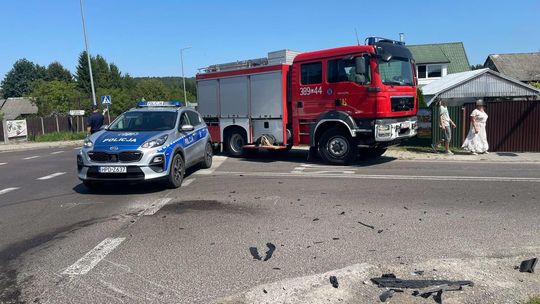 7 osób  poszkodowanych w wypadku niedaleko Krasnobrodu