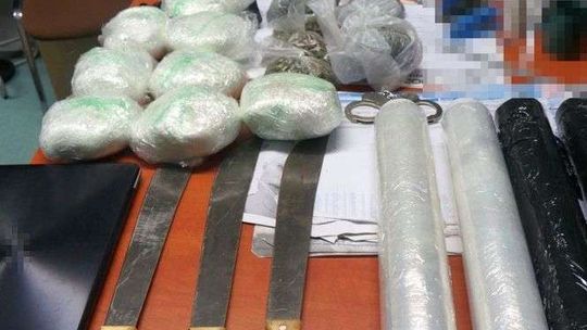 8 kilogramów amfetaminy i maczety. Akcja CBŚP