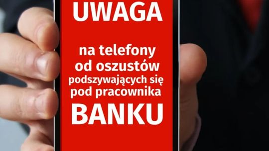 81 latka ofiarą oszustów „na pracownika banku”