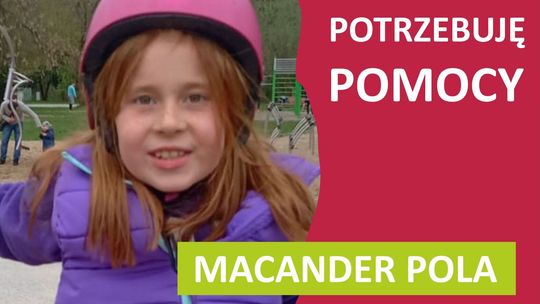9-letnia Pola nagle zaczęła mieć problemy z chodzeniem. Zbiórka krwi