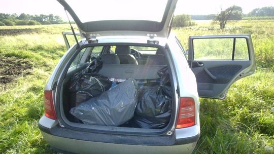 9 tys. paczek papierosów bez akcyzy w skodzie