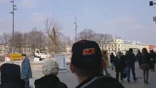 AC/DC w centrum Lublina. Testowali system nagłośnienia (wideo)