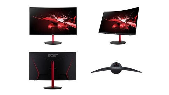 Acer Nitro: Dwa monitory dla graczy. Jeden zakrzywiony