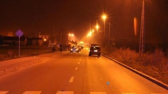 Adamów: Samochód potrącił pieszą na pasach, zginęła