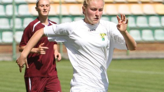 Agata Guściora z Górnika Łęczna strzela dla Polski