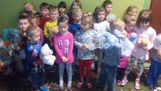 Akcja Miś. Dzieci z Przedszkola nr 76 także pomagają