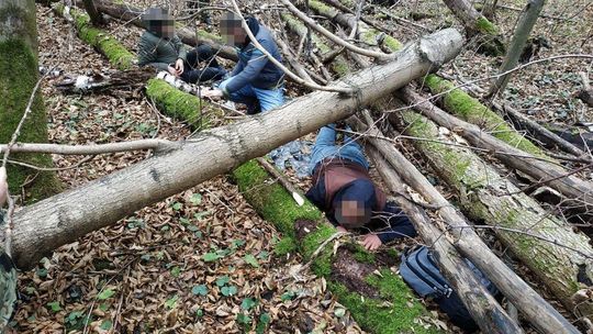 Akcja na granicy polsko-ukraińskiej. Oni ukrywali się w lesie