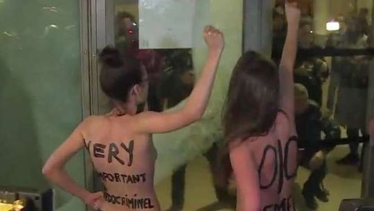 Aktywistki Femen zakłóciły pokaz filmów Polańskiego