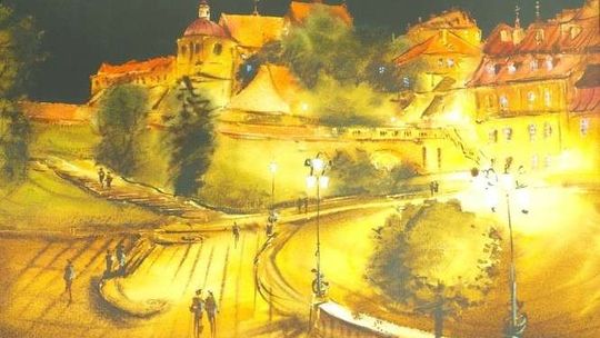 Akwarele, pędzelek, woda i miasto. Wystawa w Galerii Okna