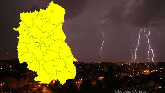 Alert dla województwa lubelskiego. Ostrzeżenie pierwszego stopnia