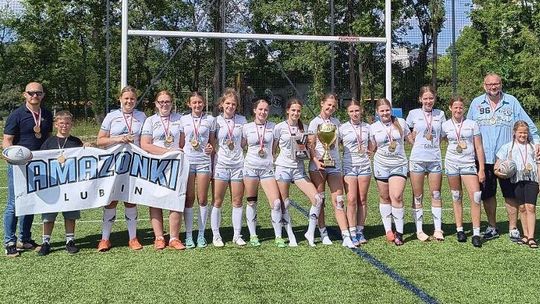 Amazonki Rugby Lublin zostały mistrzyniami Polski kobiet U-16 w rugby 7
