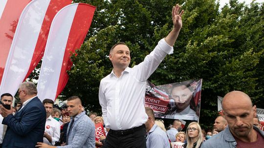 Andrzej Duda finiszuje z kampanią w Zamościu. Ostatnie przemówienie przed ciszą wyborczą