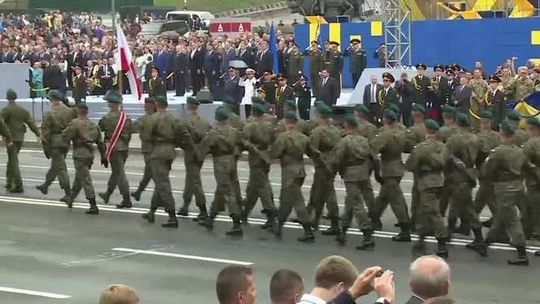 Andrzej Duda na obchodach 25. rocznicy niepodległości Ukrainy