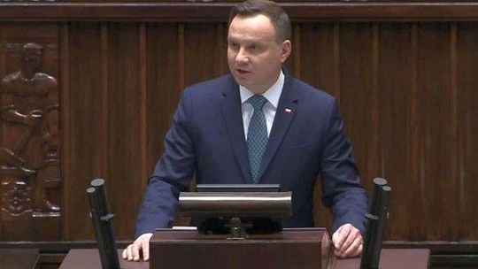 Andrzej Duda: Odrzucamy wpajany nam wstyd dotyczący naszej historii i tożsamości