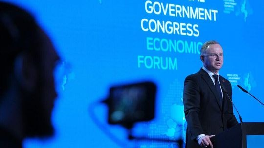 Andrzej Duda w Tomaszowie Lubelskim. Powód: Był tu jako kandydat, wraca jako prezydent