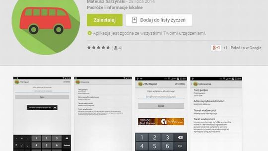 Aplikacja na smartfona do mrożenia autobusów w Lublinie