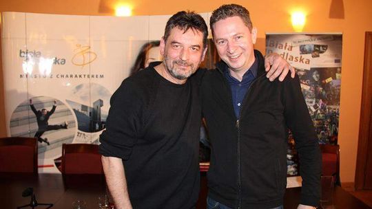 Artur Dziurman z "Kotem w butach" w Białej Podlaskiej