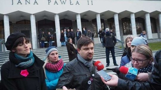 Atak po pikiecie partii Razem. Student KUL oskarżony