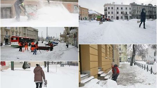 Atak zimy w Lublinie i Lubelskiem. Zasypane miasto