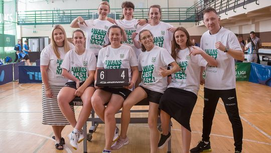 ATS Akanza AZS UMCS Lublin z awansem do ekstraklasy tenisa stołowego